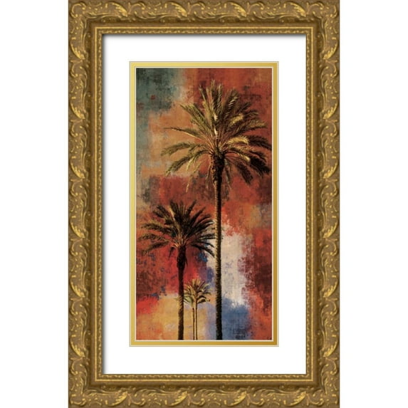 Seba, John 11x18 Gold Ornate Wood Framed with Double Matting Museum Art Print Titled - Mustique II