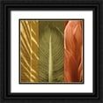 thumbnail image 1 of Seba, John 12x12 Black Ornate Wood Framed with Double Matting Museum Art Print Titled - Tropical Trio II, 1 of 4