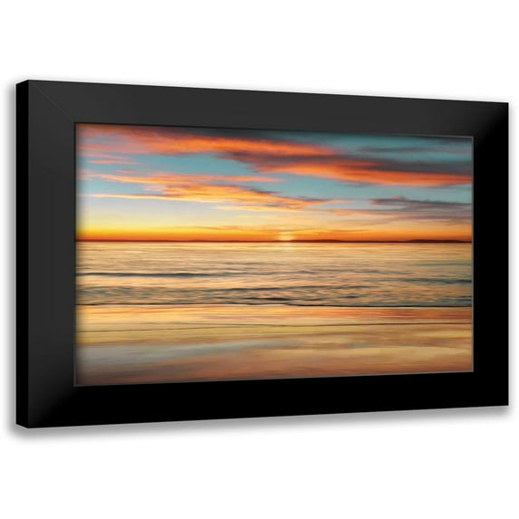Seba, John 14x11 Black Modern Framed Museum Art Print Titled - Surf and Sand
