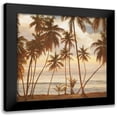 thumbnail image 1 of Seba, John 15x15 Black Modern Framed Museum Art Print Titled - Palms on the Water I, 1 of 5