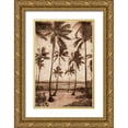 thumbnail image 1 of Seba, John 17x24 Gold Ornate Wood Framed with Double Matting Museum Art Print Titled - Trade Winds II, 1 of 4