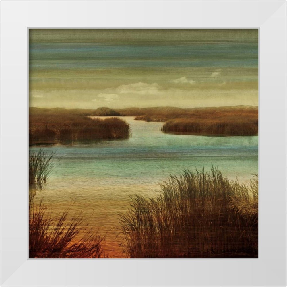 Seba, John 26x26 White Modern Wood Framed Museum Art Print