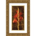 thumbnail image 1 of Seba, John 9x14 Gold Ornate Wood Framed with Double Matting Museum Art Print Titled - Gladiola, 1 of 4