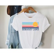 Sebago Lake Unisex Shirt, Maine Gift Lake Life T-Shirt
