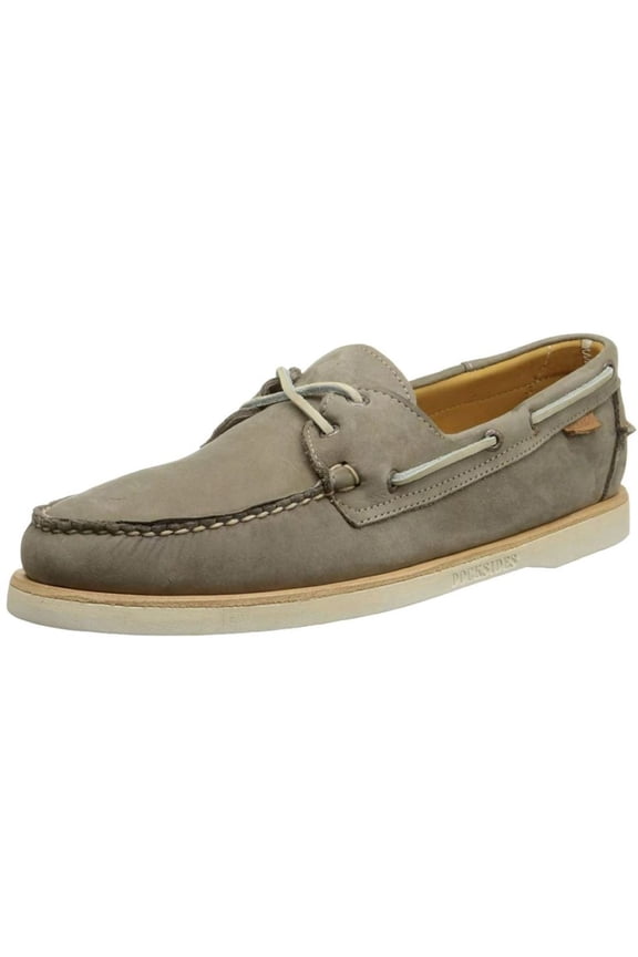 Men's Crest Docksides Dark Taupe Boat Shoe 7.5W
