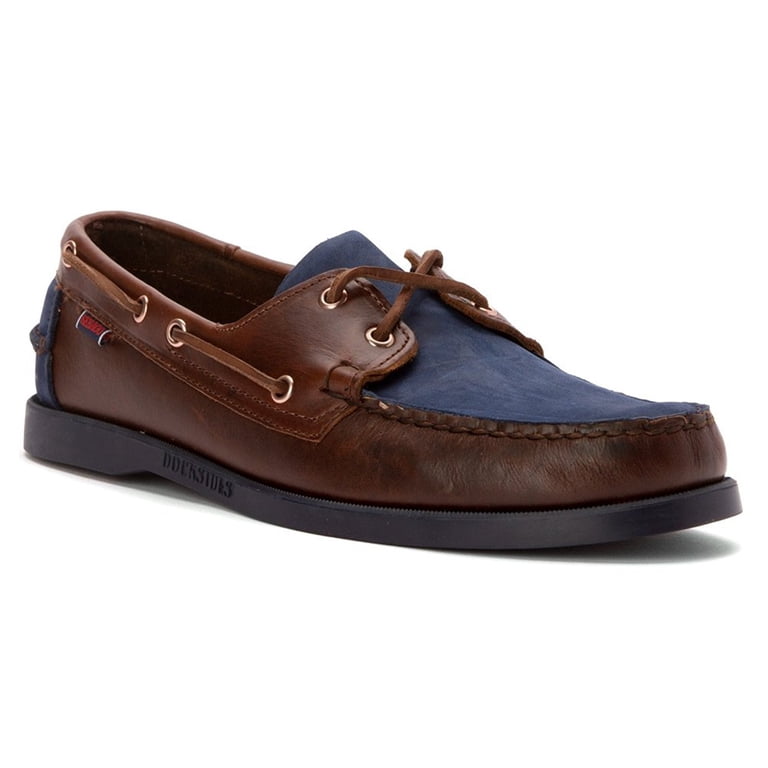 Sebago Spinnaker boat shoes navy leather men’s size 10 (12) Docksides Man PORTLAND SPINNAKER NBK FGL Mocassin BLUE NAVY  main image 2