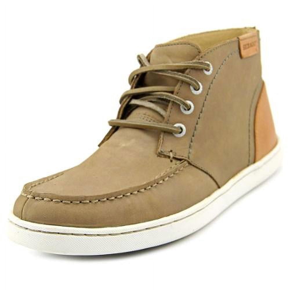 Sebago Mens Ryde Chukka Boots in Dark Taupe/Tan Leather  display picture 2