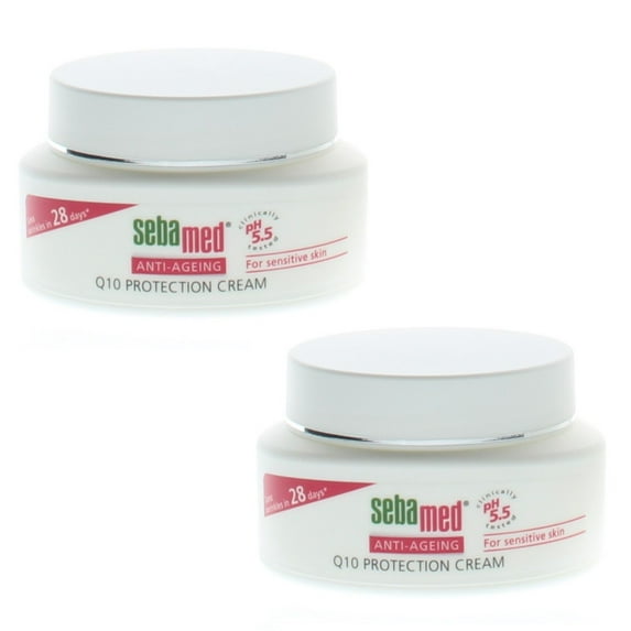 Sebamed Anti-Ageing Q10 Protection Cream for Sensitive Skin 50ml/1.6oz (2 Pack)
