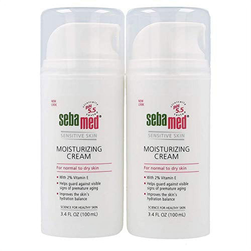 Sebamed Moisturizing Face Cream for Sensitive Skin with Pump 3.4 Fluid