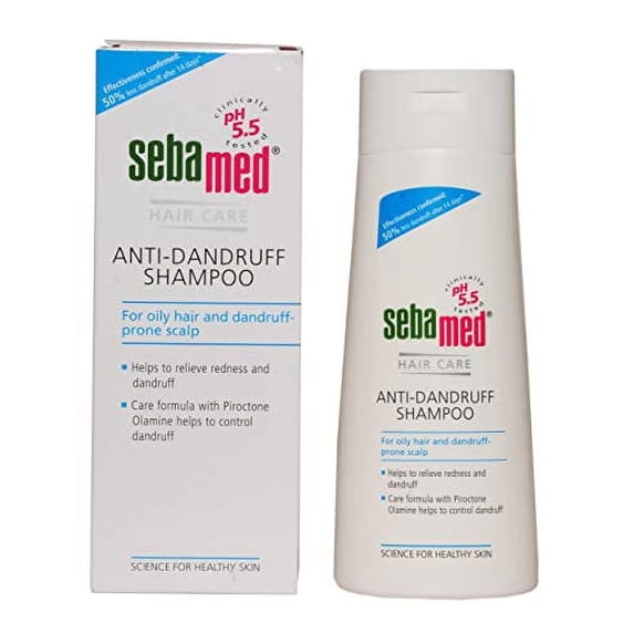 Sebamed Scalp Balancing Shampoo - Gentle Hair Care for Oily and Flaky Scalp (200mL) - Made in Germany