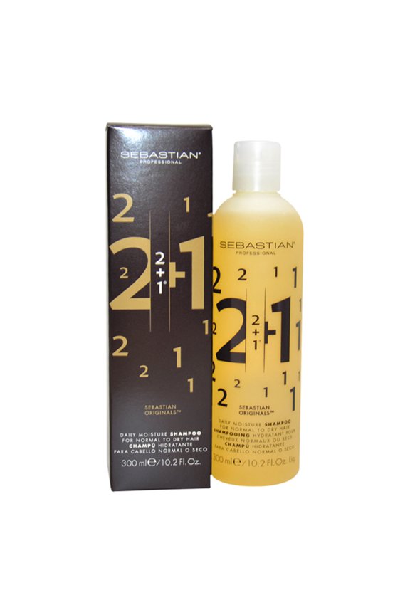 Sebastian 2 + 1 Daily Moisture Shampoo - 10.2 oz Shampoo