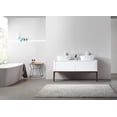 thumbnail image 1 of Sebastian 60" Gloss White Dual Mount Bathroom Vanity, 1 of 13