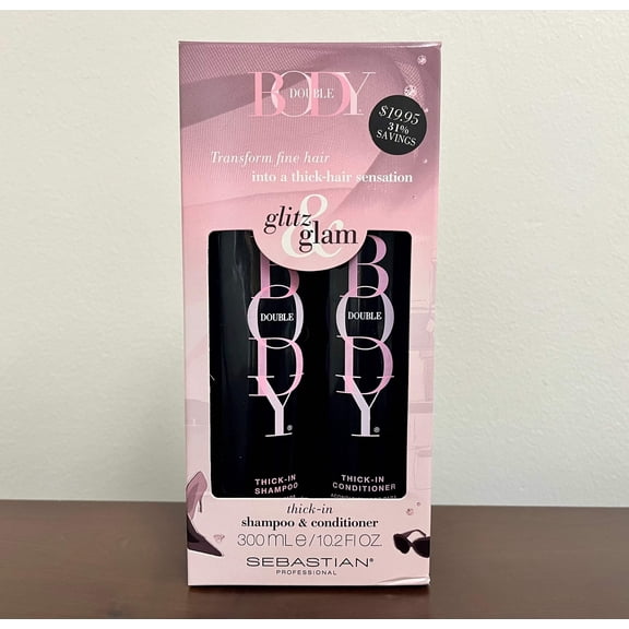 Sebastian Body Double Thick-In Shampoo and Conditioner Set - 10.2 oz each
