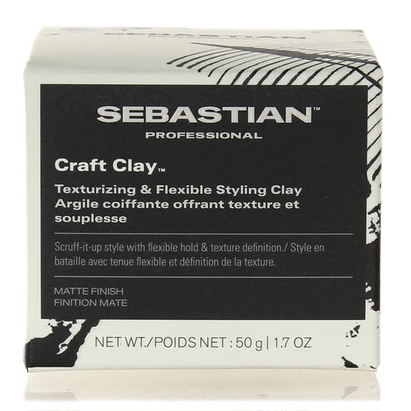 Sebastian Craft Clay Texturizing & Flexible Styling Clay Matte Finish 1.7oz/50g