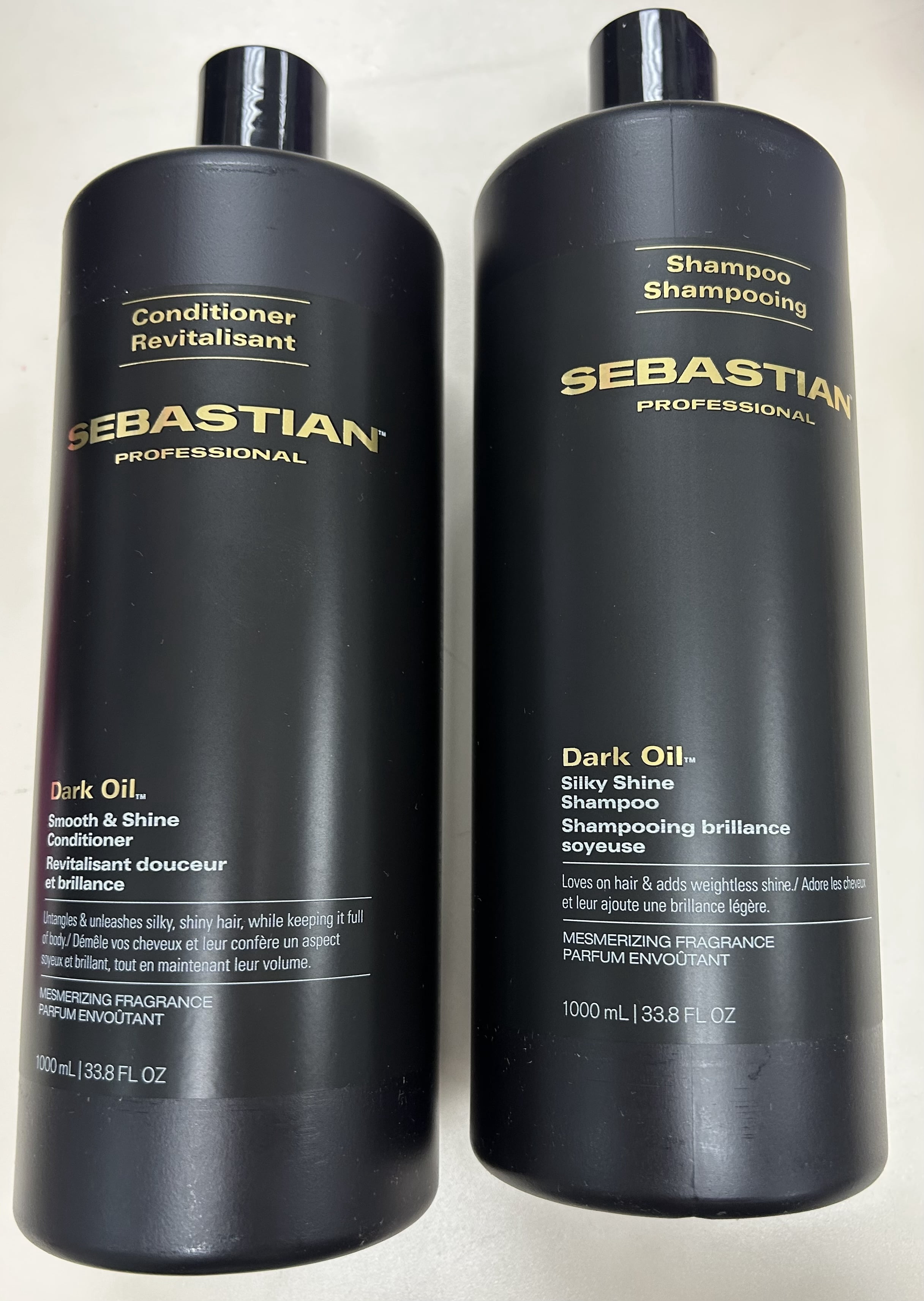 Sebastian Dark Oil Lightweight Shampoo & Conditioner Duo, 33.8 Oz