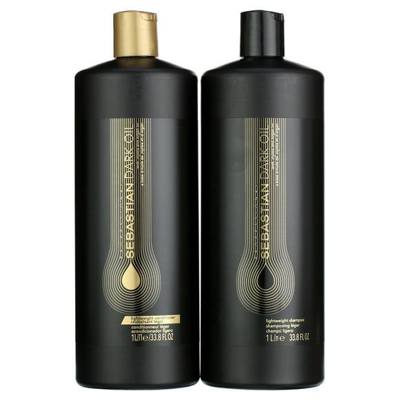 Sebastian Dark Oil Lightweight Shampoo & Conditioner Set, 33.8 oz