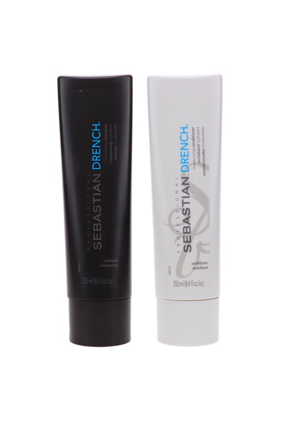 Sebastian Drench Moisturizing Shampoo 8.4 oz & Drench Moisturizing Conditioner 8.4 oz Combo Pack