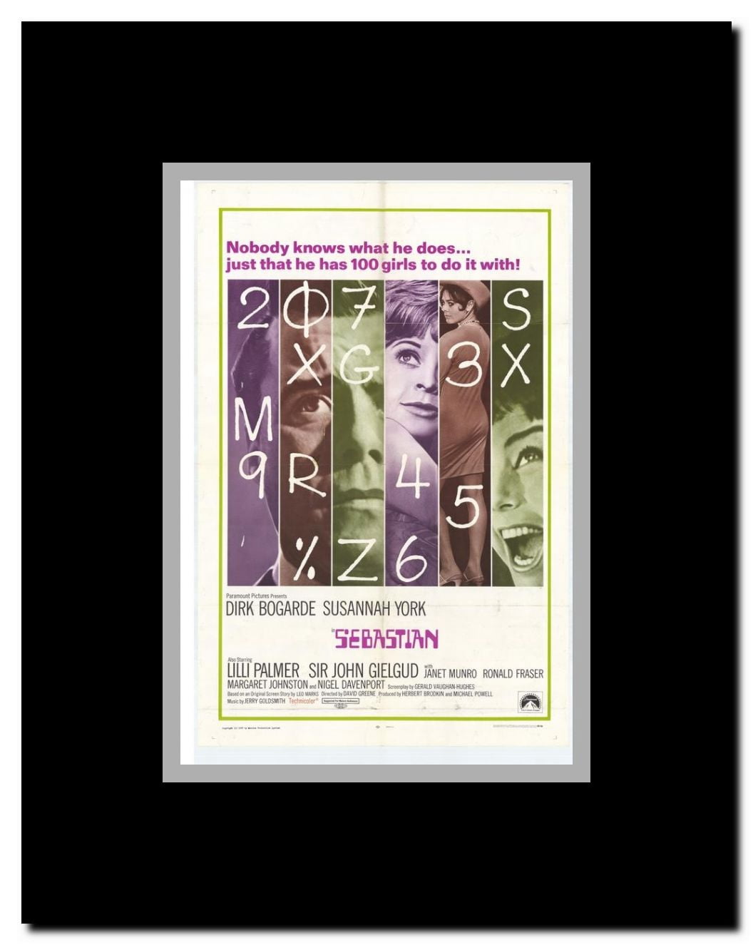 Sebastian Framed Movie Poster