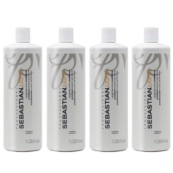 Sebastian Light Weightless Shine-Conditioner 33.8oz (Pack of 4)