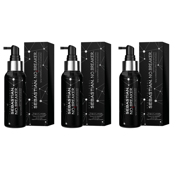 Sebastian No. Breaker Hybrid Bonding & Styling Spray - 3.38 oz (Pack of 3)
