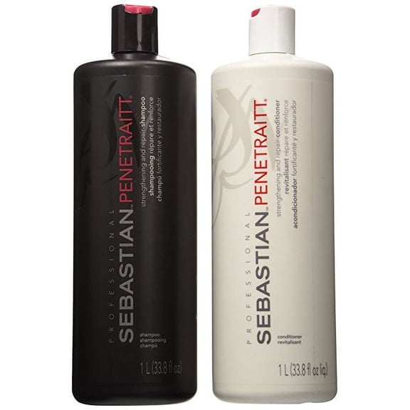 Sebastian Penetraitt Strengthening and Repair Shampoo & Conditioner 33.8 oz Duo