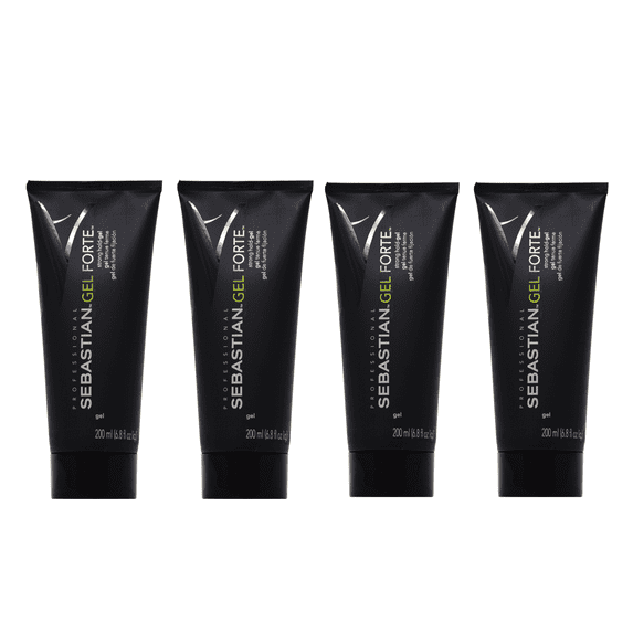 Sebastian Professional Hair Gel Forte Strong Hold Hair Gel, 6.8 Oz (Pack Of 4)