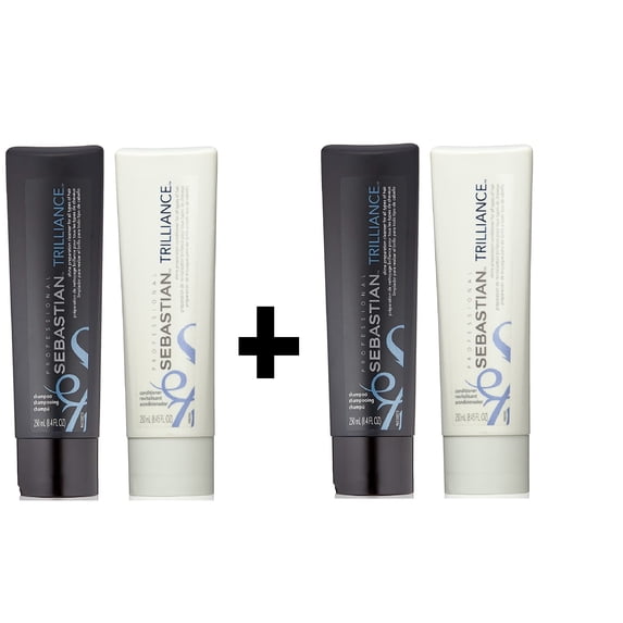 Sebastian Professional Sebastian Trilliance Polishing 8.45-ounce Shampoo and Conditioner Duo Set pack of 2