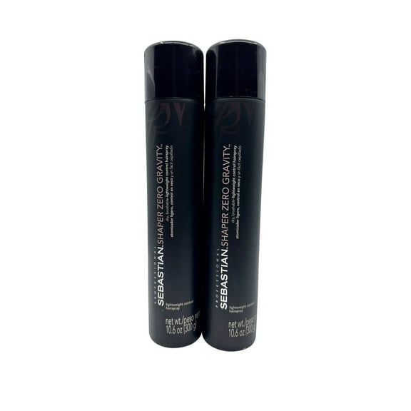 Sebastian Professional Shaper Zero Gravity Lightweight Control Hairspray 10.6 oz Set of 2