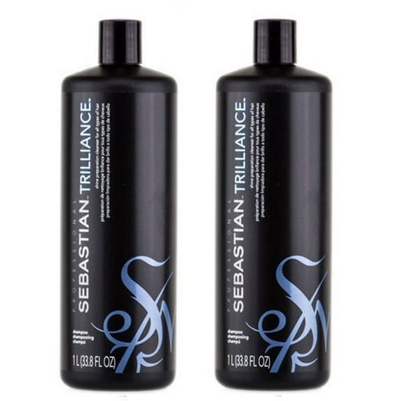 Sebastian Professional Trilliance Shine Preparation Shampoo, 33.8 Fl Oz X 2PCS
