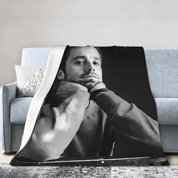 Sebastian Stan Fashion Personality Blanket Winter Super Soft Quilt Bed Durable Warm Lightweight Blanket50"x40"