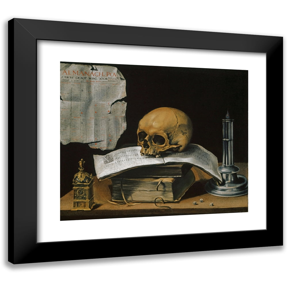 Sebastian Stoskopff 14x12 Black Modern Framed Museum Art Print Titled ...