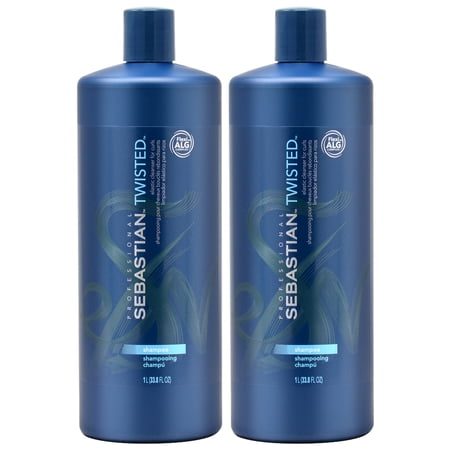 Sebastian Twisted Elastic Shampoo 1L/33.8oz (Pack of 2)