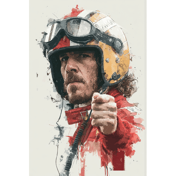 Sebastian Vettel F1 Formula One Canvas Racing Fan Gift Home Living Bedroom Office Wall Decor
