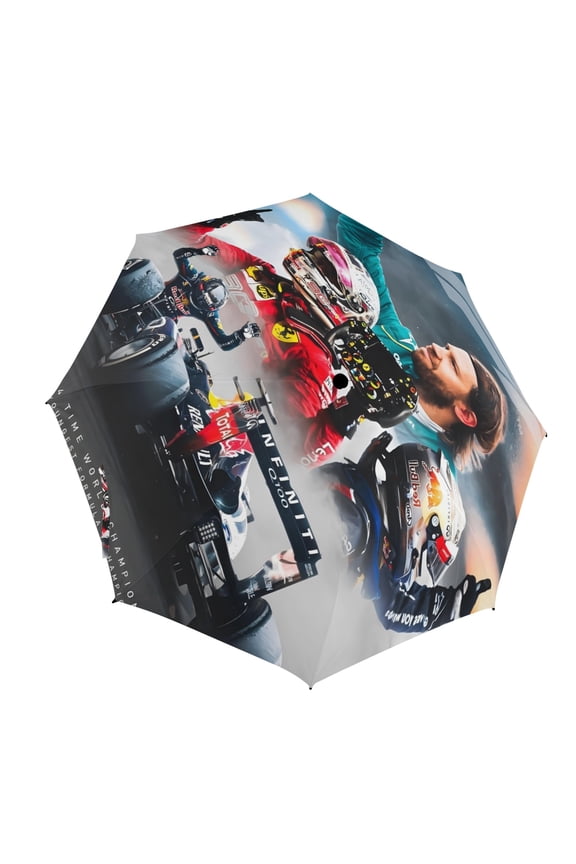 Sebastian Vettel Semi-Automatic Foldable Umbrella.