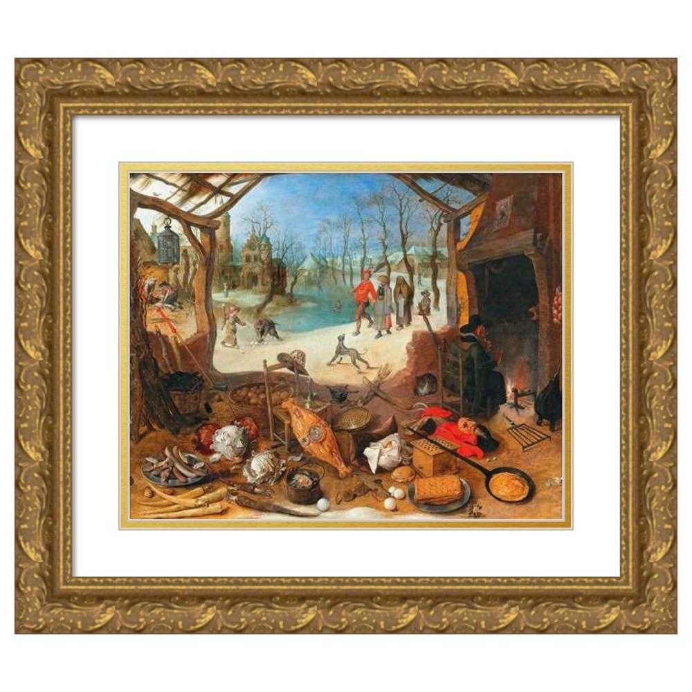 Sebastian Vrancx 18x15 Black Modern Framed Museum Art Print Titled