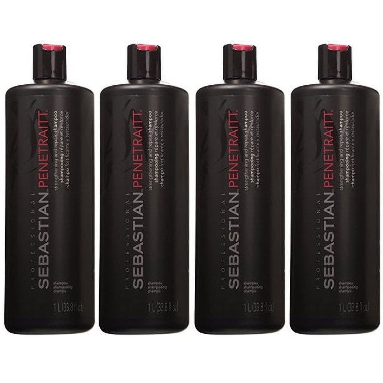 Sebastian professional penetraitt strengthening & repair shampoo, 33.8 oz (Pack of 4)
