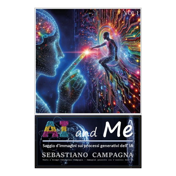 Sebastiano Campagna AI and Me. Saggio d'immagini sui processi generativi dell'IA (Paperback)