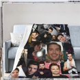 thumbnail image 1 of Sebastians Cute 3D Print Soft Throw Blankets Stan Ultra Warm Blanket Flannel All Seasons Blankets for Sofa Bed Travel and Camping 40"X30", 1 of 6