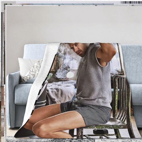 Sebastians Cute 3D Print Soft Throw Blankets Stan Ultra Warm Blanket Flannel All Seasons Blankets for Sofa Bed Travel and Camping 80"X60"