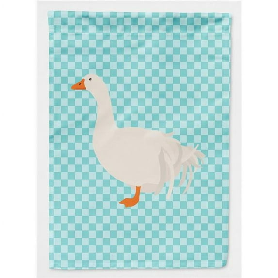 Sebastopol Goose Blue Check Flag Canvas House