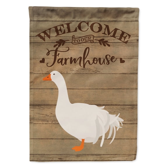 Sebastopol Goose Welcome Garden Flag