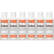 Sebex Medicated Dandruff Shampoo Generic for Sebulex - 4 oz, Pack of 6