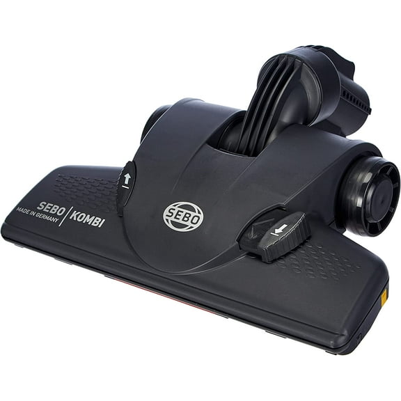 Sebo 7260GS Combination Floor Nozzle for Sebo Felix, Airbelt K, Airbelt D and Airbelt C with Versatile Tilt and Turn Joint, Grey/Black