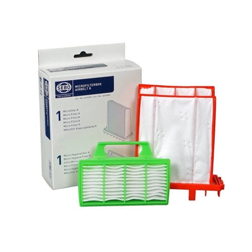 SEBO 6696AM Filter Set for K Series Vacuum with a Microfilter and Exhaust Filter