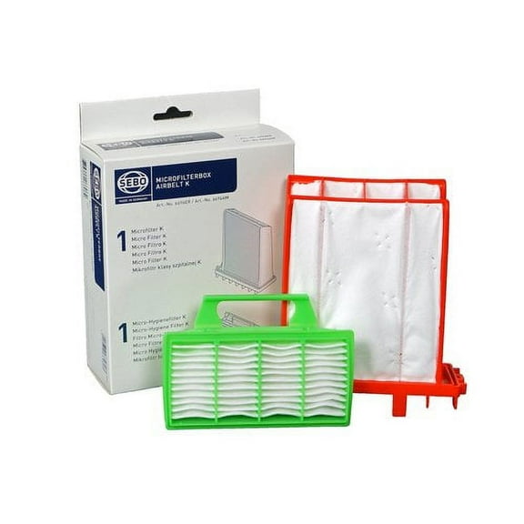 SEBO 6696AM Filter Set for K Series Vacuum with a Microfilter and Exhaust Filter
