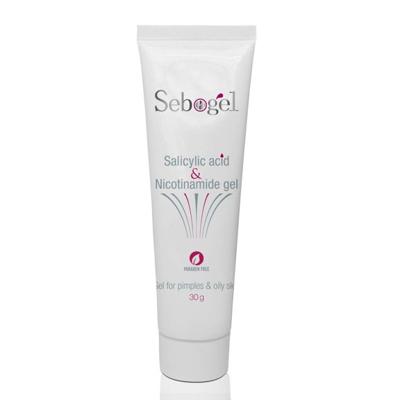Sebogel Salicylic Acid & Nicotinamide Gel For Pimples And Oily Skin, 30Gm