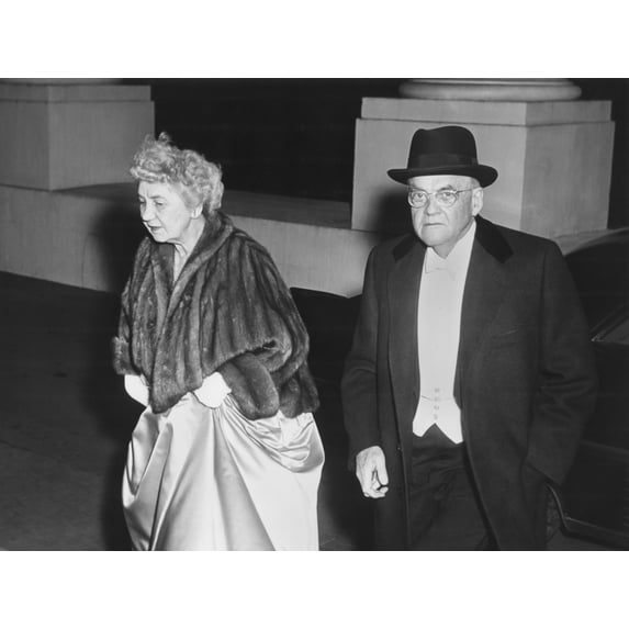 Sec. Of State John Foster Dulles And His Wife History (36 x 24)