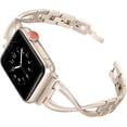 thumbnail image 1 of Secbolt Bands Compatible with Apple Watch Band 38mm 40mm 41mm 42mm 44mm 45mm 46mm 49mm Iwatch SE Series 10/9/8/7/6/5/4/3/2/1 Women Dressy Jewelry Stainless Steel Accessories Wristband Strap, 1 of 14