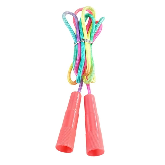 Secfreeship 78.7 Inch Jump Rope, Fitness Training Skipping Rope for Men Women Adults, Nylon Non-Tangling Speed Rope with Ergonomic Handle, Adjustable Length, Red
