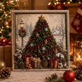 thumbnail image 1 of Secfreeship Christmas Punch Needle Kit with 3D Effect, DIY Stitching Craft Set for Beginners, Cozy Holiday Project for Home Decor and Display, 1 of 5